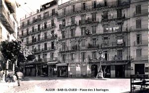 Alger - Bab-el-Oued - Place des 3 Horloges